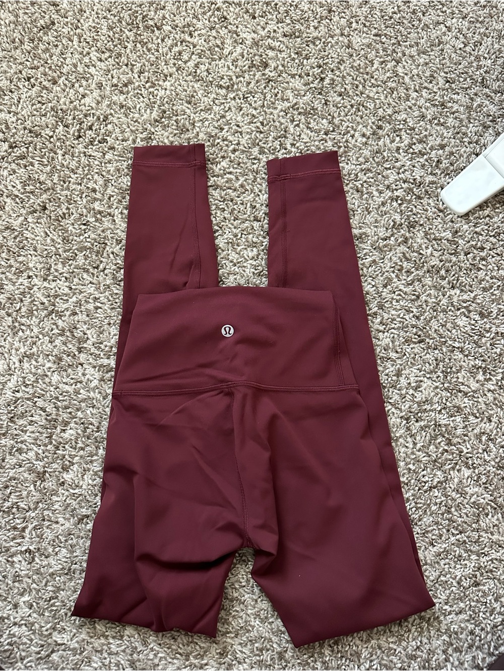 lululemon athletica Maroon High-Rise Leggings